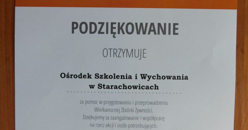 BRAWO WY – PODZIĘKOWANIA DLA STARACHOWICKIEJ MŁODZIEŻY