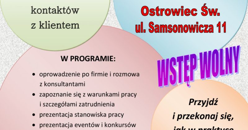 REKRUTACJA W OSTROWCU ŚWIĘTOKRZYSKIM – LISTOPAD 2018