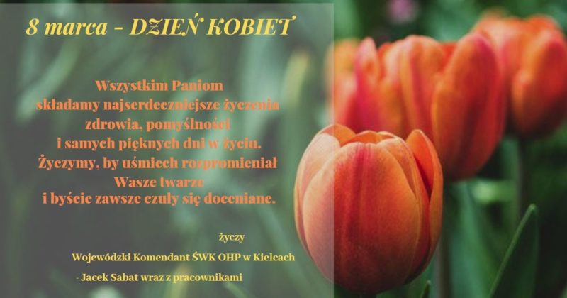 ŻYCZENIA Z OKAZJI DNIA KOBIET