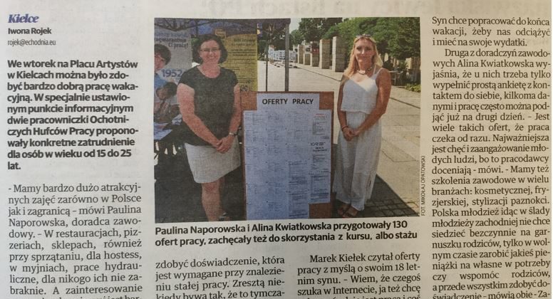LOKALNE MEDIA O AKCJI LATO Z OHP
