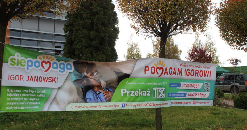 ,,SOBOTA DLA IGORA’’- Walka o serce, walka o oddech!  Akcja charytatywna w Jędrzejowie