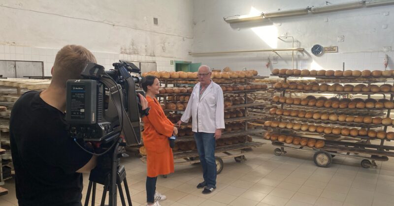Wizyta TVP 3 Kielce w Ośrodku Szkolenia i Wychowania w Pińczowie