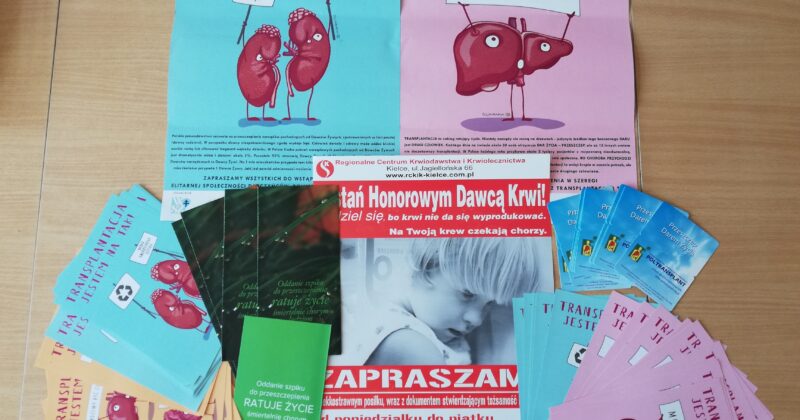 Ciąg dalszy akcji promującej ogólnopolską inicjatywę prospołeczną ,,Dzielmy się życiem i zdrowiem” w Końskich