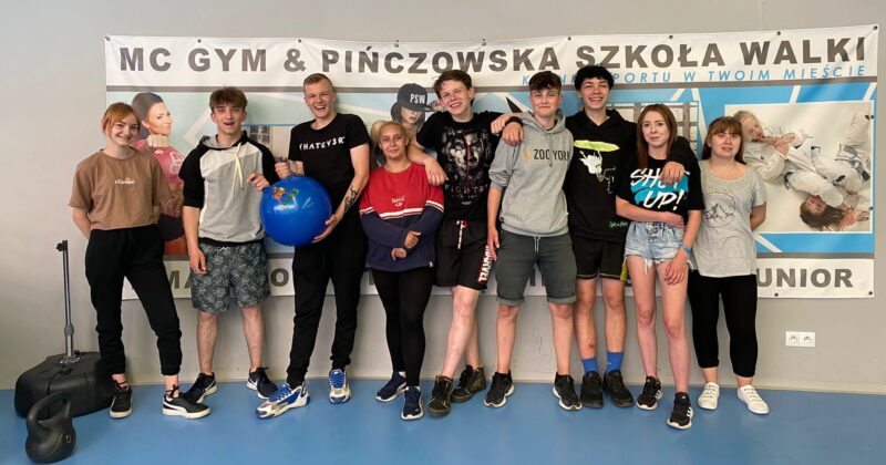 Zajęcia fitness dla młodzieży OHP w Pińczowie