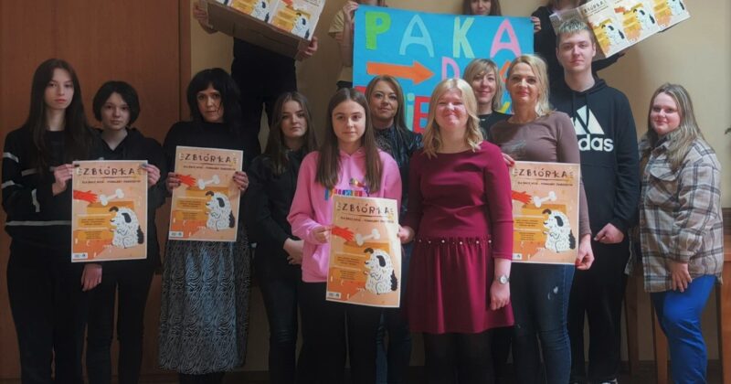 Akcja charytatywna „Paka dla zwierzaka”