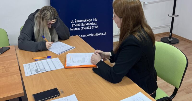 ROZPOCZĘCIE PROJEKTU „MOJE KWALIFIKACJE I UMIEJĘTNOŚCI SZANSĄ NA LEPSZE JUTRO” W SANDOMIERZU